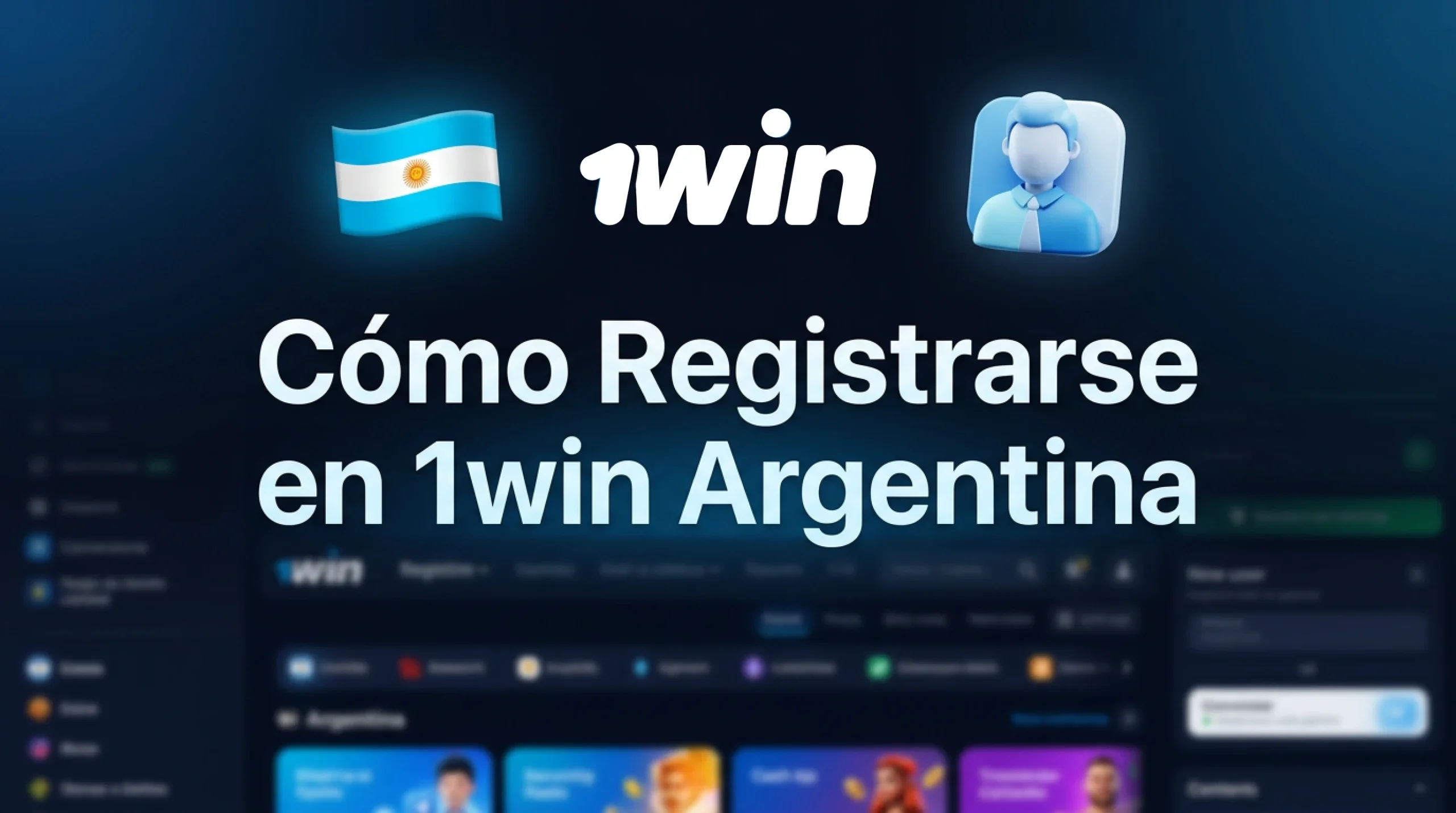 Guía de registro en 1win disponible para jugadores de Argentina